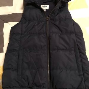 Old Navy puffy vest navy